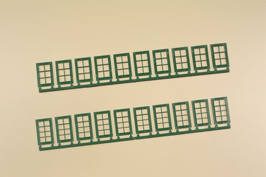 Auhagen 80224 - Fenster Q, R grün