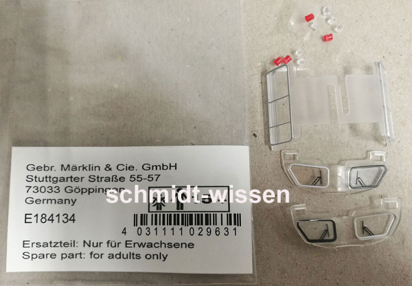 Märklin E184134 - Zubehör-Set Fenster, Lichtkörper