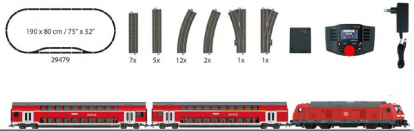 Märklin 29479 - DB AG Digital-Startpackung "Regional-Express" Ep.6, 230 Volt