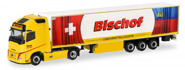 Herpa 321785 Volvo FH Aero Globetrotter XL Kühlkoffer-Sattelzug "Bischof" (A)