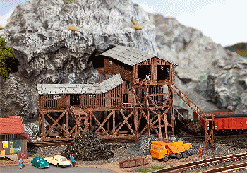 Faller 222205 - Alte Kohlenmine patiniertes Modell