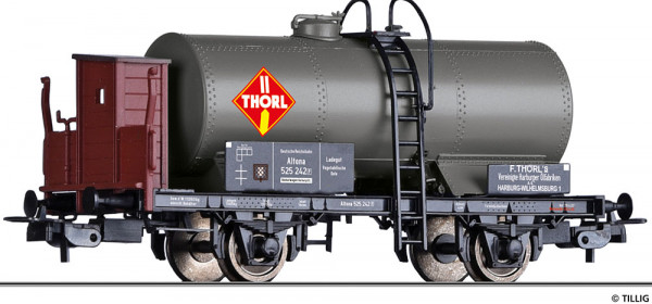Tillig 77015 - DRG Kesselwagen 2-achsig mit Bremserhaus Ep.2, "Thörl´s Vereinigte Oelwerke“