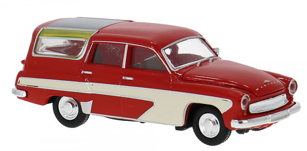 Brekina 27120 - Wartburg 311 Camping rot/weiß 1959
