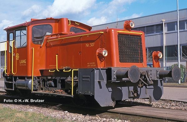 Liliput 162621 - Gerhard Lang Recycling Ranguer-Diesellokomotive Lok Nummer 507 (ex BR 332) Ep.5, Di