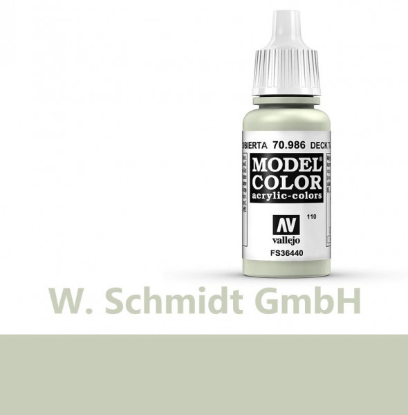 Vallejo 770986 - Model Color Farbe Achatgrau, Matt, 17 ml