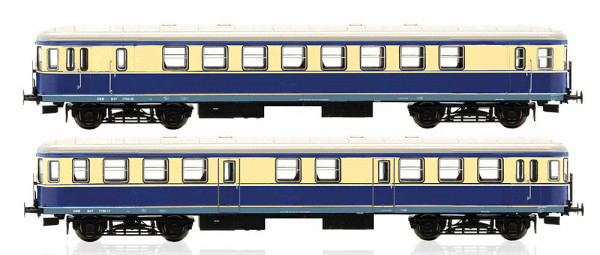 Jägerndorfer JC23300 - ÖBB Triebwagen Rh 7758 2-teilig saphirblau/beige Ep.3-4 - Set 3