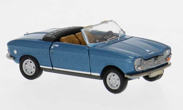 Brekina 29182 - Peugeot 204 Cabriolet in blau 1967