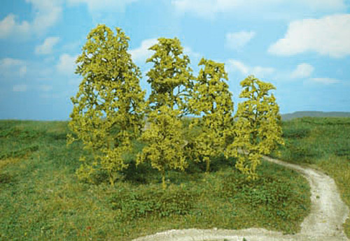 Heki 1640 - Naturbäume und Büsche 12 Stück hellgrün Heki realistic