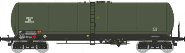 REE WB-938 - SNCF Kesselwagen 4-achsig ANF lang Ep.5, Y23S Drehgestelle, "Essence des Armees"