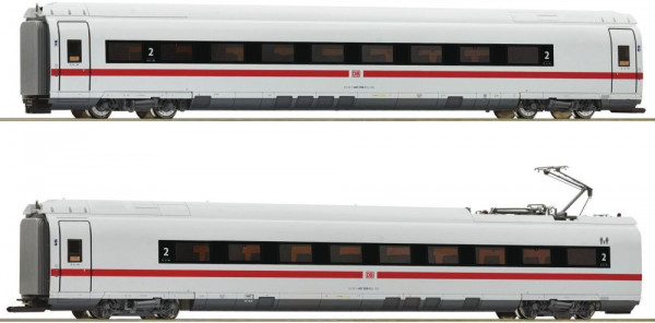 Roco 72099 - DB AG Set2 Ergänzung ICE-Triebzug, Baureihe 407 zwei Mittelwagen 2. Klasse Ep.6, LED B