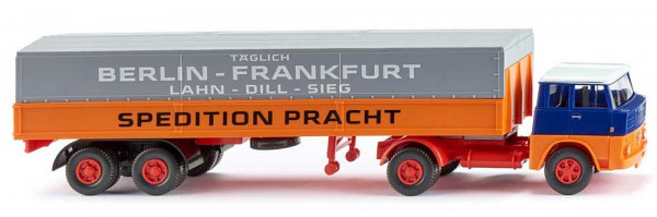 Wiking 051504 - Henschel PrPl Sattelzug "Spedition Pracht" - 1961-65
