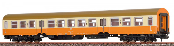 Brawa 65153 - DR Personenwagen 2.Klasse Bmhe Ep.4, Städteexpress-Lackierung