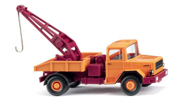 Wiking 063411 - Magirus Hauber Abschleppwagen gelborange 1971-92