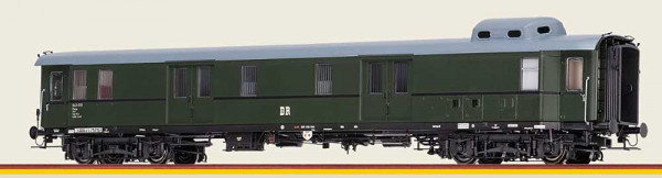 Brawa 58309 - DR Gepäckwagen Pw4üe Ep.3, inkl.- LED-Innenbeleuchtung