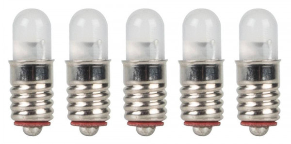 Faller 180229 - 5 LEDs für Beleuchtungssockel kaltweiß