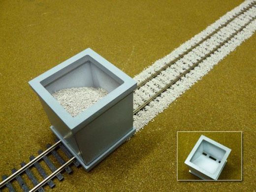 Proses PBAL-03 - 1 Kg (2.2 lbs) echter Kalkstein-Schotter HO/OO (Dunkelgrau)
