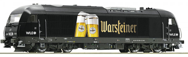 Roco 7300104 - WLE Diesellok BR 223 schwarz Ep. 6 "Warsteiner"