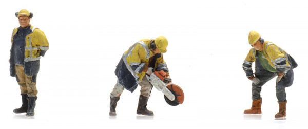 Artitec 5870039 - Gleisarbeiter mit Kreissäge ab 1990 (3x)
