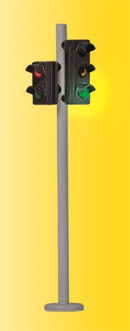 Viessmann 5095 - Verkehrsampel mit Fußgängerampel und LEDs, 2 Stück