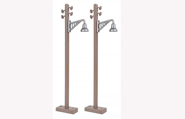 Pola 333233 - Holzmast mit Auslegerleuchte,