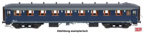 Exacttrain 10030 - NS Reisezugwagen RIC 1./2.Klasse blau Ep.3, Dach grau