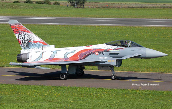 Herpa 573436 - Austrian Air Force Eurofighter Typhoon "Austrian Tigers"