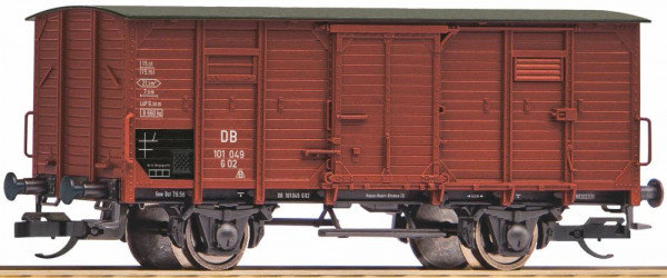 Piko 47775 - DB gedeckter Güterwagen G02 Ep.3, ohne Bremserhaus