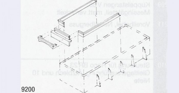 Weinert 9200 - Kohlekastenaufsatz