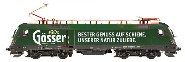Jägerndorfer JC18702 - ÖBB Ellok Taurus Reihe rh 1116 Ep.6, "Gösser", AC-digital + Sound