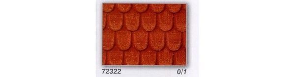 Heki 72322 - Dachziegel 40x20cm, 2 Stück, Heki-Dur