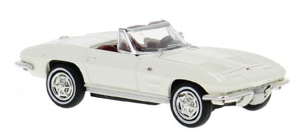 Brekina 18031 - Chevrolet Corvette C2 in weiß, offen