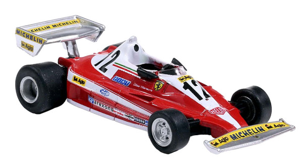 Brekina 22978 - Ferrari 312 T2 mit Gilles Villeneuve, GPs Brasilien/Argentinien ´78