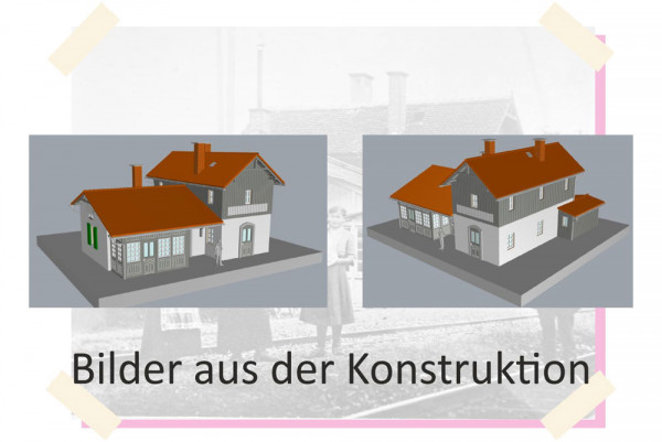 Lenz 48101-01 - Set Bahnhof Rothenstadt mit Nebengebäuden