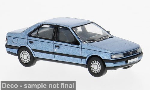 PCX870746 - Peugeot 405 hellblau 1987
