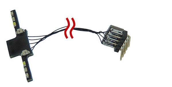 Viessmann 8420 - Stoßstange mit LED-Beleuchtung für Anhänger und Auflieger