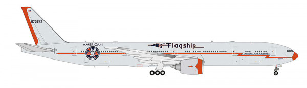 Herpa 574020 - American Airlines Boeing 777-300ER - Flagship Heritage Livery