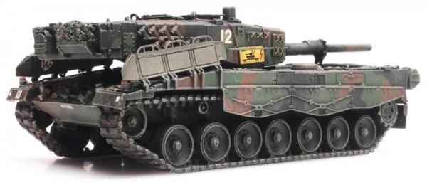 Artitec 6160089 - CH Pz 87 / Leopard 2A4 train load Fertigmodell aus Resin, lackiert