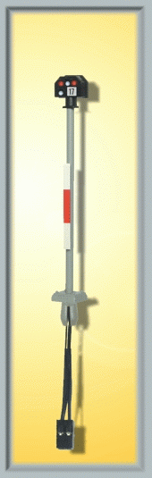 Viessmann 4727 - Licht-Sperrsignal hoch mit Multiplex Technologie SSh1