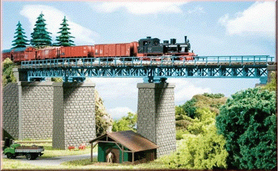 Auhagen 13325 - Stahlbrücke im Bogen