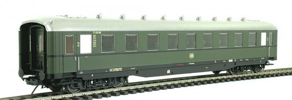 Lenz 41261-02 - DB Schürzenwagen C4ü-38 chromoxidgrün Ep.3b