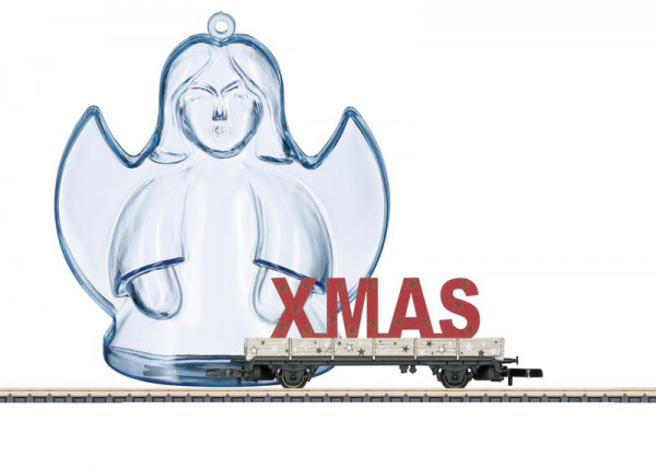 Märklin 80627 - Niederbordwagen Weihnachtswagen 2017