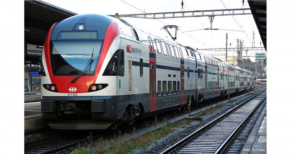 Hobbytrain H25302S - SBB Regio Doppelstock-Triebzug "KISS" RABe 511 6-teilig Ep.6, mit DCC-Decoder +