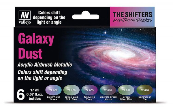 Vallejo 777092 - Farb-Set, Galaxy Dust