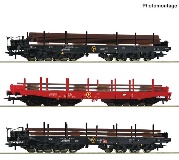 Roco 6600350 - DB-AG 3er Set DB AG Stahlzug #1 E6