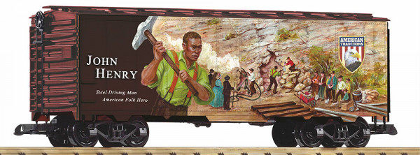 Piko 38941 - USA Boxcar Motiv Amerikanische Traditionen: John Henry