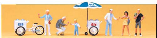 Preiser 24661 - Eisverkauf