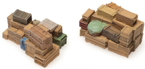 Artitec 28.118 - Ladung Stückgut Fertigmodell aus Resin, lackiert