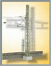 Viessmann 4165 - Hebelspannwerk kpl. mit Abspannmast