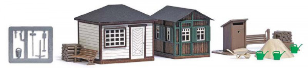 Busch 1616 - Gartenlauben Set 1