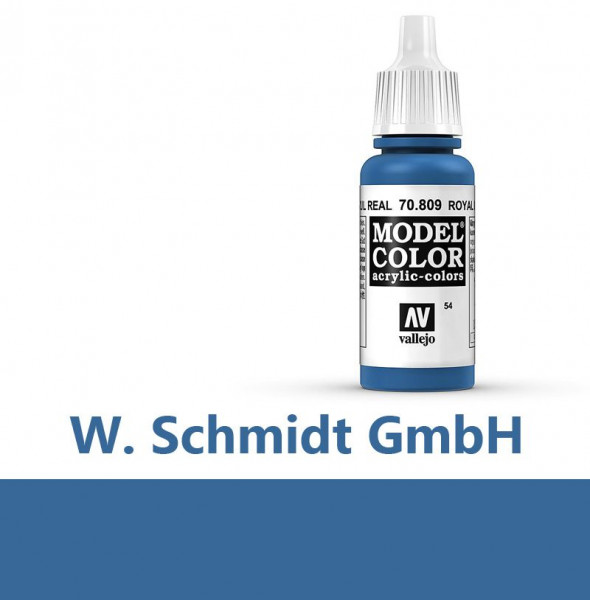 Vallejo 770809 - Model Color Farbe Königsblau, Matt, 17 ml